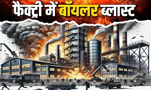 यूपी के गाजियाबाद की एक फैक्ट्री में फटा बॉयलर, 3 मजदूरों की जलकर मौत, एक घायल, परिवार ने की मुआवजे की मांग