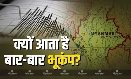 म्यांमार में आया भीषण भूकंप, जानें आखिर क्या है इसके पीछे का कारण? म्यांमार में आया भीषण भूकंप, जानें आखिर क्या है इसके पीछे का कारण?