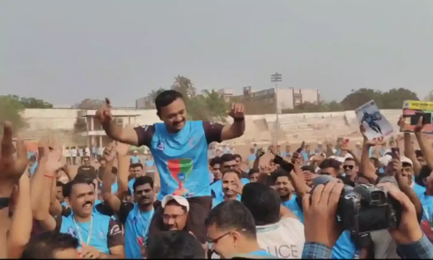 वन रन फॉर साइबर सिक्योरिटी - छत्रपती संभाजीनगर के मुंजाल रामेश्वर विजय रहे प्रथम