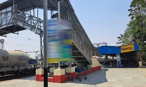 भास्कर अभियान, शहडोल रेलवे स्टेशन में रैंप निर्माण की मांग आखिर कब होगी पूरी