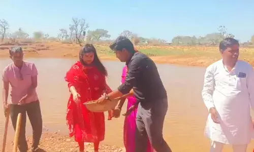 हरवंशपुरा के दंगी तालाब से जल गंगा संवर्धन अभियान की शुरूआत
