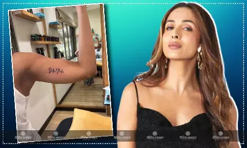 अफेयर की खबरों के बीच मलाइका अरोड़ा ने बनवाया एक और टैटू, जानिए क्या होता है इसका मतलब, फोटो हो रही वायरल