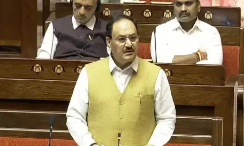 जेपी नड्डा ने विपक्ष पर साधा निशाना, बोले - राम मंदिर, बिहार चुनाव और कुंभ का जिक्र कर बहस को भटका रहे..