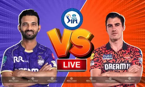 रन चेज करते हुए ताश के पत्तों की तरह बिखरी SRH की पूरी टीम, KKR ने 80 रनों से दर्ज की जीत रन चेज करते हुए ताश के पत्तों की तरह बिखरी SRH की पूरी टीम, KKR ने 80 रनों से दर्ज की जीत