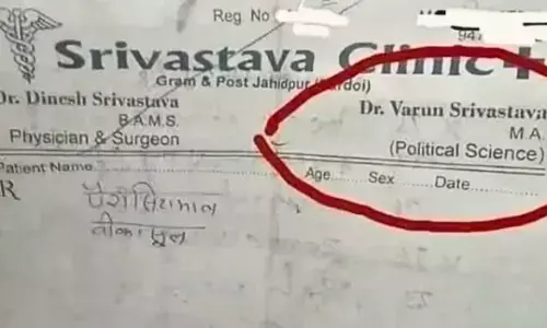 क्लीनिक के पर्चे का हो रहा फोटो वायरल, डॉक्टर ने लिखी ऐसी चीज की हिल गया पूरा सोशल मीडिया