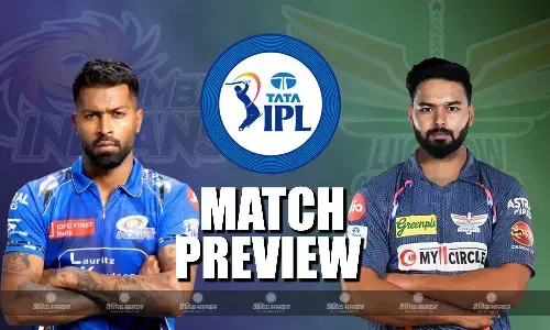 आज मुबंई इंडियंस और लखनऊ सुपर जायंट्स का मैच, कप्तान ऋषभ पंत की टीम 5-1 से आगे, जानें पिच रिपोर्ट और पॉसिबल प्लेइंग इलेवन आज मुबंई इंडियंस और लखनऊ सुपर जायंट्स का मैच, कप्तान ऋषभ पंत की टीम 5-1 से आगे, जानें पिच रिपोर्ट और पॉसिबल प्लेइंग इलेवन