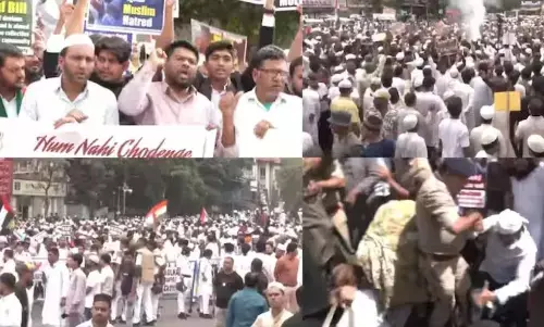 वक्फ बिल सदन में पास, विरोध में सड़कों पर उतरे मुसलमान, देश के अलग-अलग हिस्सों में हो रहे प्रदर्शन