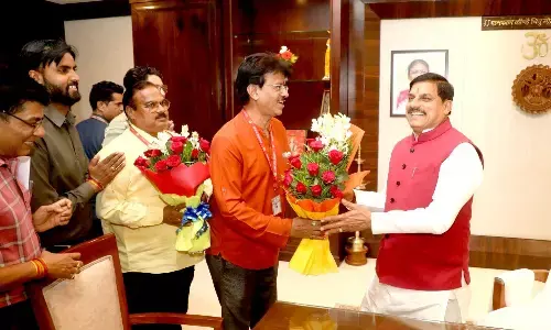 मुख्यमंत्री डॉ. मोहन यादव से मिले कर्मचारी संगठनों के प्रतिनिधि, पदोन्नति घोषणा के लिए माना आभार