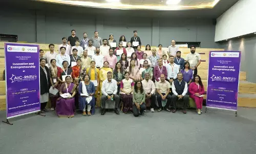 शिक्षा मंत्रालय के इनोवेशन सेल (MoE) एवं एआईसीटीई (AICTE) का 5-दिवसीय फैकल्टी डेवलपमेंट प्रोग्राम एआईसी-आरएनटीयू फाउंडेशन में संपन्न