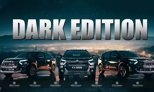 Citroen C3, Basalt और Aircross का डार्क एडिशन हुआ लॉन्च, कीमत 12.80 लाख रुपए से शुरू Citroen C3, Basalt और Aircross का डार्क एडिशन हुआ लॉन्च, कीमत 12.80 लाख रुपए से शुरू