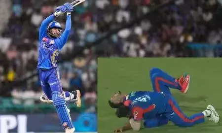 मैच के दौरान घटी दुर्घटना, गेंद पकड़ने के चक्कर में दो खिलाड़ियों के बीच हुई जोरदार टक्कर, वायरल हुआ वीडियो