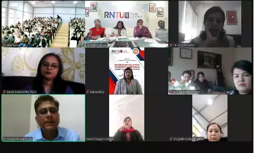 रबीन्द्रनाथ टैगोर विश्वविद्यालय में “इंटरनेशनल वेब कॉन्फ्रेंस ऑन इंट्रीग्रेटिंग स्किल इनटू यूनिवर्सिटी करीकुलम - ग्लोबल टू लोकल पर्सपेक्टिव” का सफल आयोजन