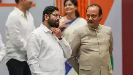 मतभेद की अटकलों के बीच उपमुख्यमंत्री अजित पवार से मिले एकनाथ शिंदे