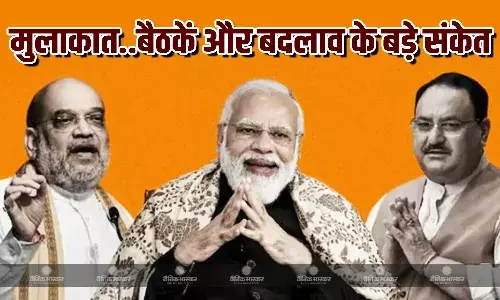 बीजेपी अध्यक्ष जेपी नड्डा ने गृहमंत्री अमित शाह से उनके आवास पर की मुलाकात, टल सकता है अध्यक्ष का चुनाव