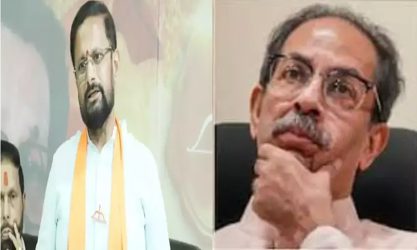 नरेश म्हस्के का बड़ा आरोप, बोले - घर छोड़ने की धमकी देकर उद्धव ने हथिया ली शिवसेना