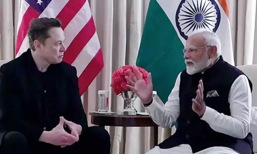 पीएम मोदी ने एलन मस्क के साथ बातचीत में द्विपक्षीय टेक्नोलॉजी सहयोग की संभावनाओं पर की बात
