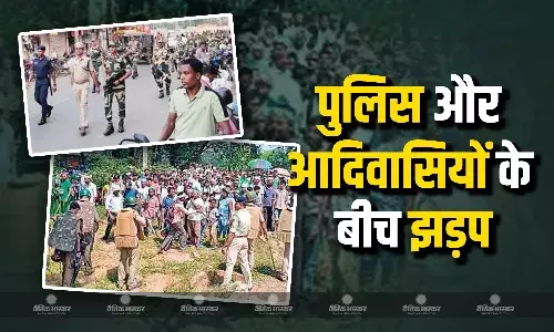 ओडिशा के सुंदरगढ़ में अतिक्रमण हटाने गई  पुलिस और झुग्गीवासियों के बीच झड़प में 4 लोग घायल