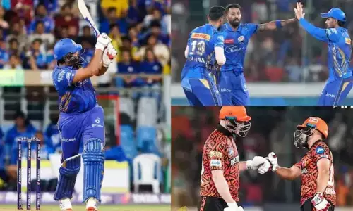 मुंबई इंडियंस ने हैदराबाद को उसके घर में घुसकर रौंदा, लगातार चौथी चार जीत दर्ज कर प्वाइंट्स के टॉप-3 में बनाई जगह मुंबई इंडियंस ने हैदराबाद को उसके घर में घुसकर रौंदा, लगातार चौथी चार जीत दर्ज कर प्वाइंट्स के टॉप-3 में बनाई जगह