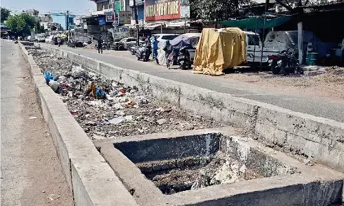 जहां से आनी थी पौधों की महक वहां रोज डल रहा कूड़ा-करकट