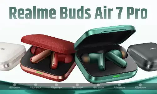 Realme Buds Air 7 Pro एक्टिव नॉइज कैंसलेशन और IP55 रेटिंग के साथ लॉन्च