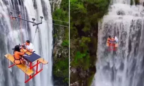 295 की हाईट पर बने इस ओपन रेस्टोरेंट पर जाते ही लोग रह जाते है हक्के-बक्के, नीचे का मंजर देख फंटी की फंटी रह जाती है आंखे!