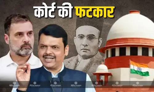 महाराष्ट्र के मुख्यमंत्री देवेंद्र फडणवीस ने कांग्रेस नेता व लोकसभा में नेता प्रतिपक्ष राहुल गांधी पर साधा निशाना, कहा सावरकर का अपमान ना करें