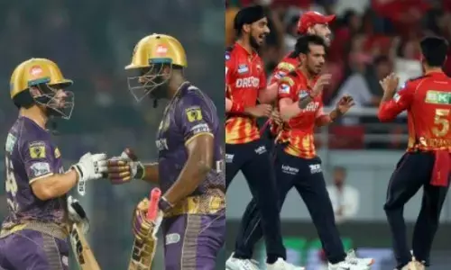 44वें मैच में भिड़ने वाली है KKR और PBKS, जीत के साथ पॉइंट्स टेबल पर बचाना चाहेगी अपनी पोजीशन, ये हो सकती है दोनों टीमों की प्लेइंग इलेवन 44वें मैच में भिड़ने वाली है KKR और PBKS, जीत के साथ पॉइंट्स टेबल पर बचाना चाहेगी अपनी पोजीशन, ये हो सकती है दोनों टीमों की प्लेइंग इलेवन