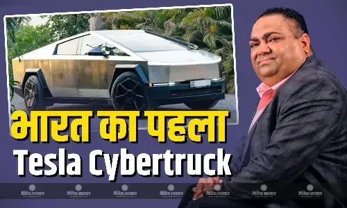 Tesla Cybertruck सूरत की सड़कों पर आया नजर, जानिए कैसे पहुंचा भारत और क्या हैं इसकी खूबियां