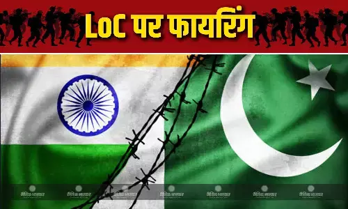 पाकिस्तान ने फिर किया सीजफायर का उल्लंघन, रातभर LoC पर गोलीबारी, भारतीय सेना ने दिया करारा जवाब पाकिस्तान ने फिर किया सीजफायर का उल्लंघन, रातभर LoC पर गोलीबारी, भारतीय सेना ने दिया करारा जवाब