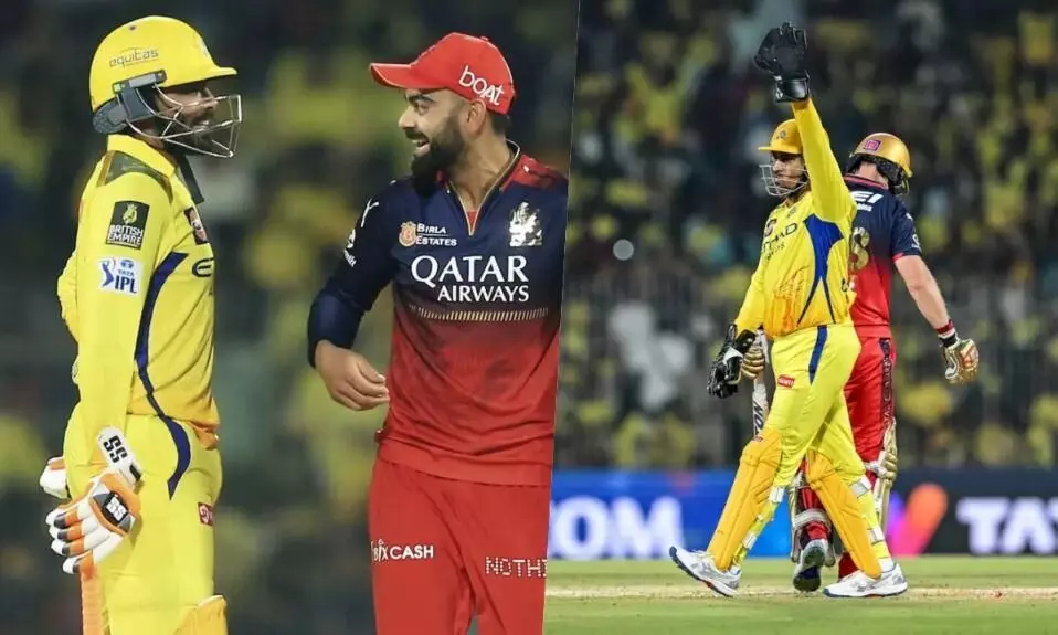 हाईवोल्टेज मैच में होगी CSK और RCB की भिड़ंत, ऐसी हो सकती है दोनों टीमों की प्लेइंग इलेवन हाईवोल्टेज मैच में होगी CSK और RCB की भिड़ंत, ऐसी हो सकती है दोनों टीमों की प्लेइंग इलेवन