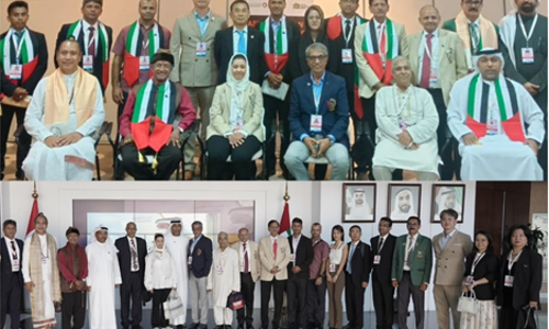 यूएई में 6वीं एशियाई योगासन चैम्पियनशिप और अरब प्रशिक्षण शिविर