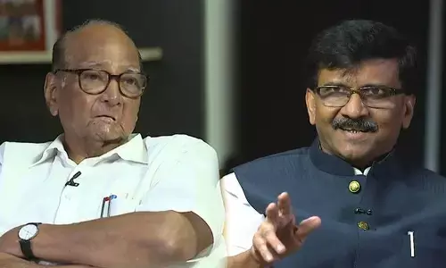 संजय राऊत ने कहा - शरद पवार कभी भी अजित पवार को माफ नहीं करेंगे