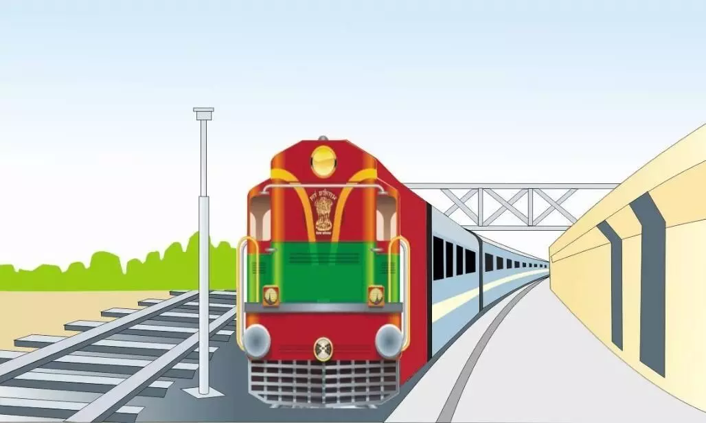 श्रीधाम और विक्रमपुर के बीच मालगाड़ी का इंजन हुआ फेल श्रीधाम और विक्रमपुर के बीच मालगाड़ी का इंजन हुआ फेल
