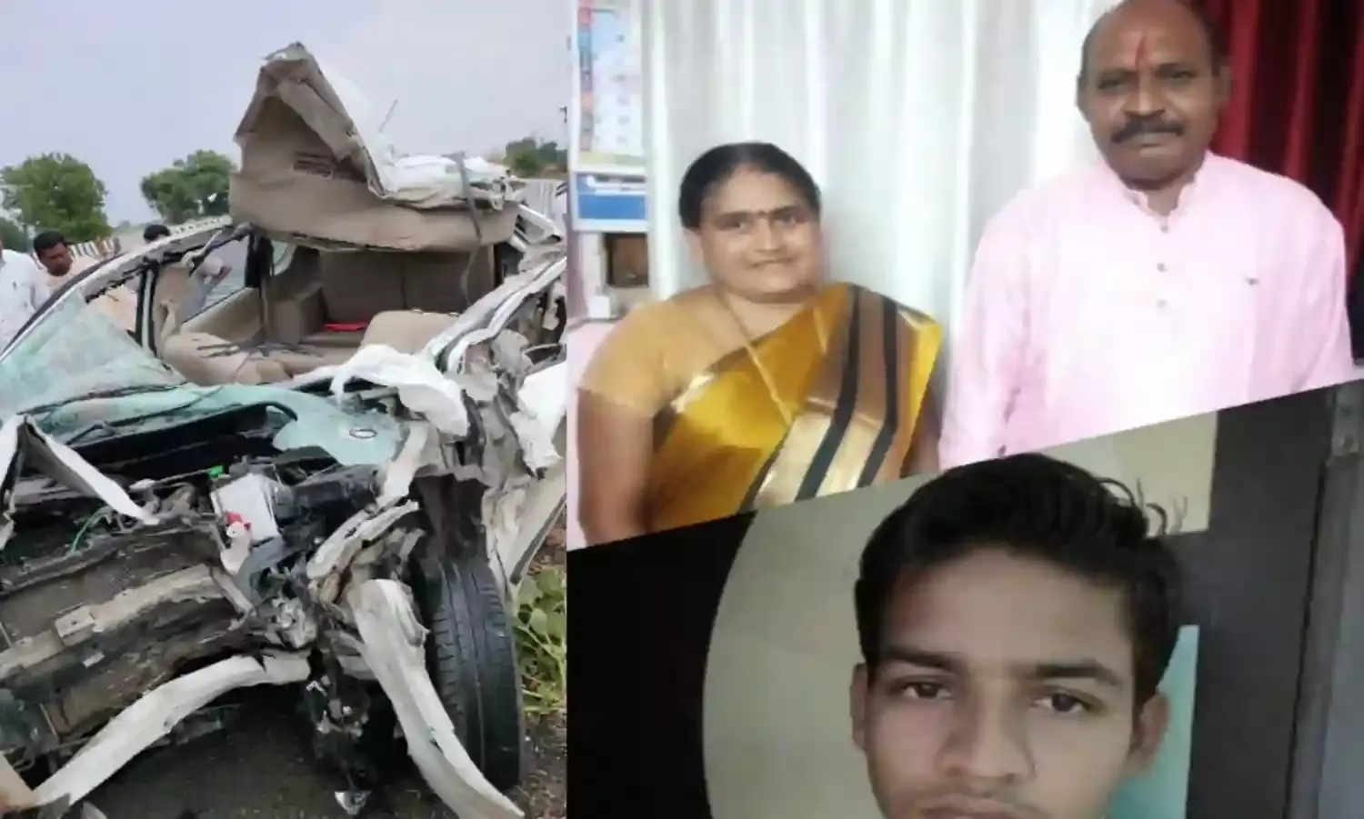 उज्जैन से महाकाल के दर्शन कर लौट रहा परिवार हादसे का शिकार, तीन की दर्दनाक मौत