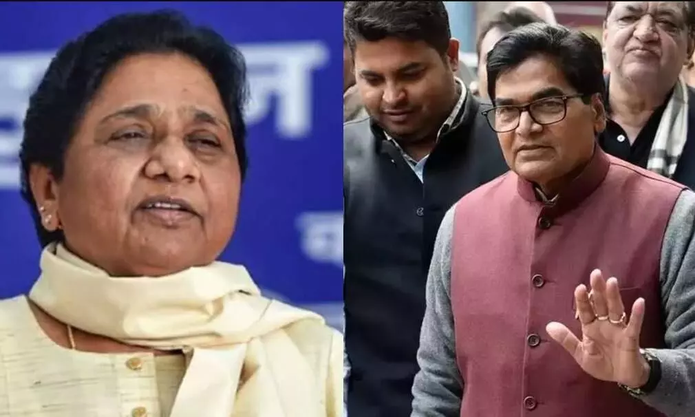 राम गोपाल यादव की विंग कमांडर व्योमिका सिंह पर विवादित टिप्पणी, बीएसपी चीफ मायावती ने साधा निशाना, बताया शर्मनाक राम गोपाल यादव की विंग कमांडर व्योमिका सिंह पर विवादित टिप्पणी, बीएसपी चीफ मायावती ने साधा निशाना, बताया शर्मनाक