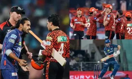 अभिषेक-क्लासेन की आंधी में उड़ी LSG, SRH ने घरेलू मैदान पर 6 विकेटों से धोया अभिषेक-क्लासेन की आंधी में उड़ी LSG, SRH ने घरेलू मैदान पर 6 विकेटों से धोया