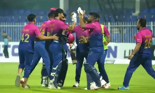यूएई ने बांग्लादेशी शेरों को किया पस्त, रिकॉर्ड 206 रन चेज करके दी करारी शिकस्त, सीरीज में की 1-1 की बराबरी