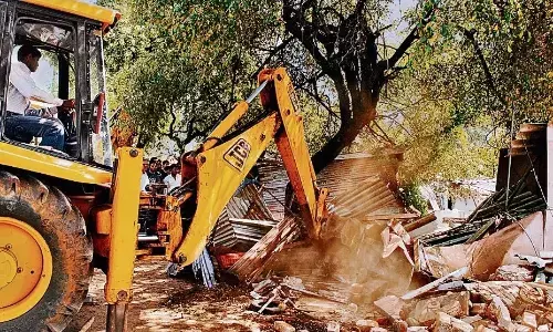 शहर में कई जगह हटाए गए अवैध कब्जे