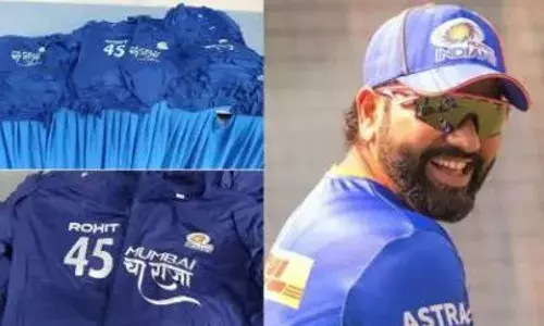 मुंबई चा राजा...MI ने हिटमैन को दिया खास ट्रीब्यूट,   रोहित के नाम वाली टी-शर्ट बांट टेस्ट फॉर्मेट से दी विदाई