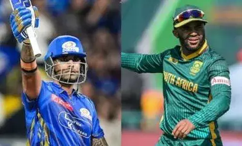 73 रनों की नाबाद पारी खेल सूर्या ने रचा इतिहास, खास मामले में कर ली टेम्बा बवुमा की बराबरी, बन गए ऐसा करने वाले पहले भारतीय बल्लेबाज