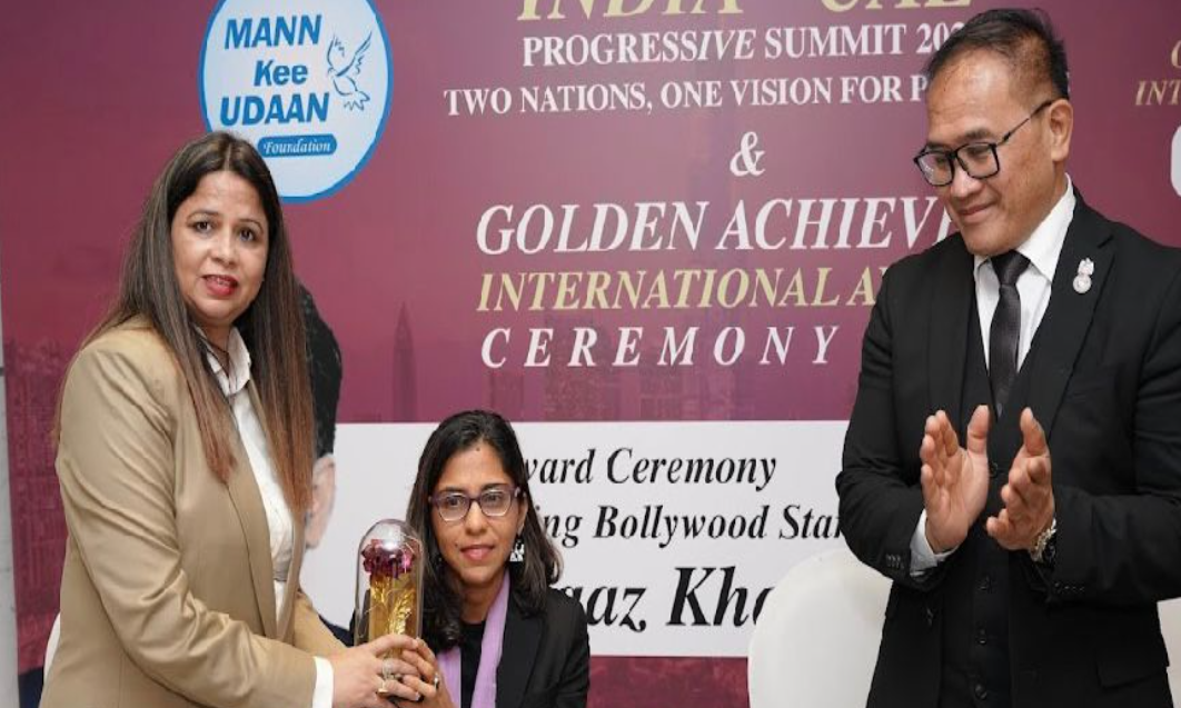 अल्मा चोपड़ा गोल्डन अचीवर इंटरनेशनल अवार्ड से सम्मानित अल्मा चोपड़ा गोल्डन अचीवर इंटरनेशनल अवार्ड से सम्मानित