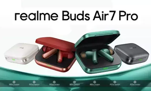 Realme Buds Air 7 Pro भारत में 48 घंटे तक की कुल बैटरी लाइफ के साथ लॉन्च, कीमत 5499 रुपए