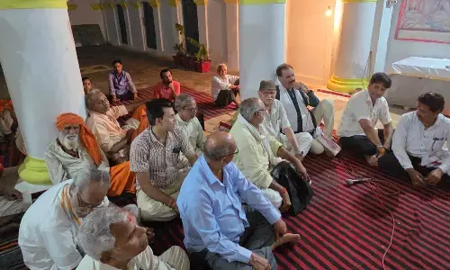 सरस्वती मंदिर में भगवान श्री राम का राजतिलक आयोजित