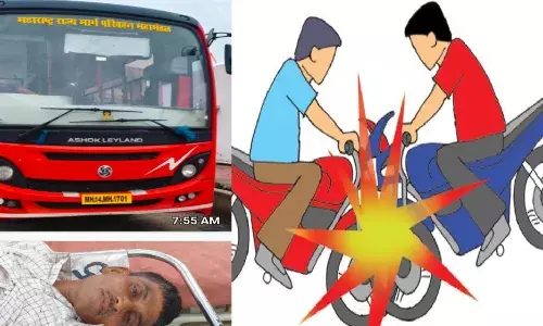 अंबाजोगाई स्टैंड में बस ने यात्री को कुचला - मौत, पांडलसिंगी-पाथर्डी महामार्ग पर भी एक की मौत
