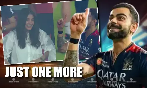 जस्ट वन मोर...जीत के बाद किंग कोहली ने दिया कमाल का रिएक्शन, स्टैंड्स में बैठी अनुष्का के आंखों में भी आ गए थे आंसू, वायरल हुआ वीडियो