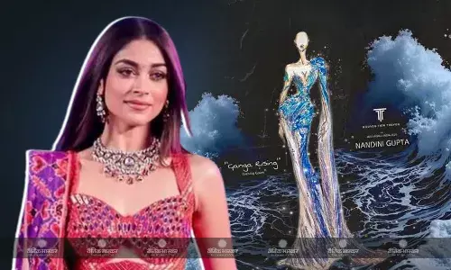 फिनाले में गंगा से प्रेरित गाउन पहनेंगीं नंदिनी गुप्ता, सोशल मीडिया पर शेयर किया आउटफिट का फोटो और डिटेल