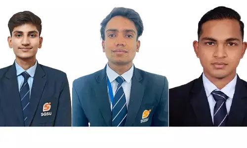 SGSU के छात्रों का प्रतिष्ठित हिल्टन बैंगलोर एम्बेसी गोल्फलिंक्स होटल में 2-वर्षीय अप्रेंटिसशिप कार्यक्रम के लिए चयन