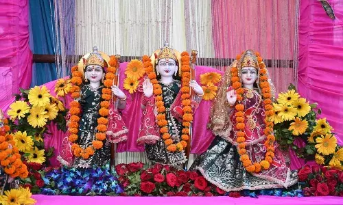 नारायण नगर प्रबंध समिति श्री दुर्गा मंदिर की ओर से किया जा रहा है 6 दिवसीय श्रीराम मंदिर रजत जयंती महोत्सव का आयोजन