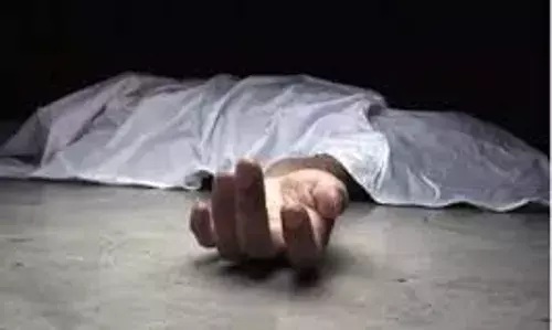 तेज रफ्तार कार खेत में पलटी, सरपंच की मौत, बेटा घायल