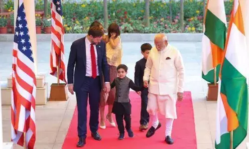उपराष्ट्रपति जेडी वेंस की पत्नी उषा वेंस ने भारतीय रिश्तों पर की बात, कहा बच्चों को पीएम मोदी में दिखी दादाजी की झलक